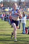 Bobby Clay leads the Under-15 Girl, McCain Inter Counties Cross Country, Cofton Park, Birmingham.
